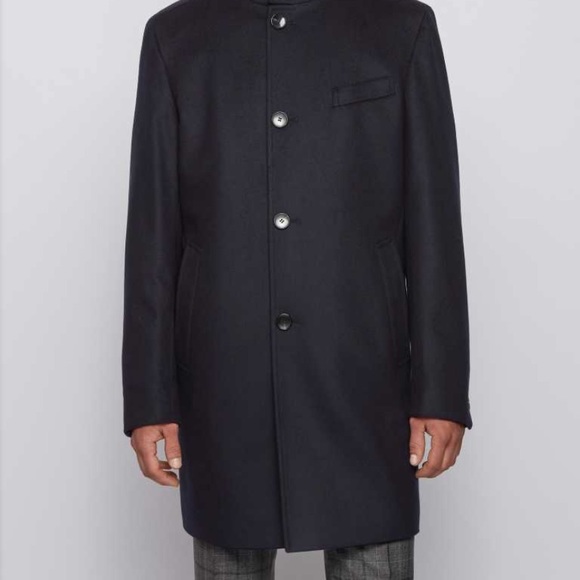 Boss Shanty Slimfit Wool Coat 